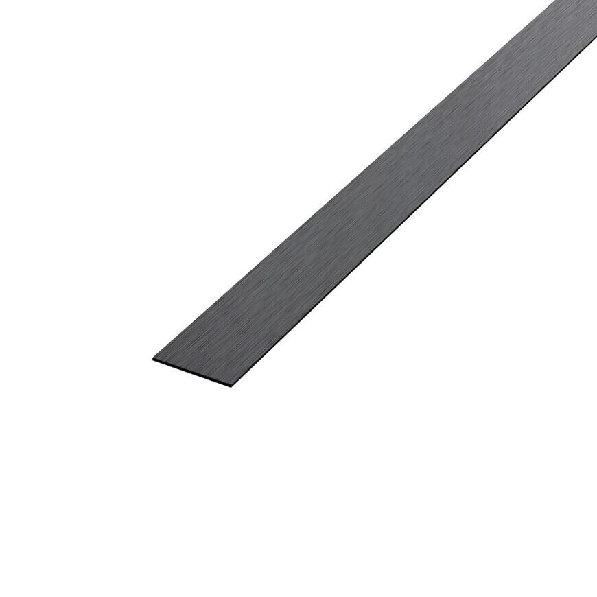 Dekoratívna lišta I 2x90 cm čierna mat