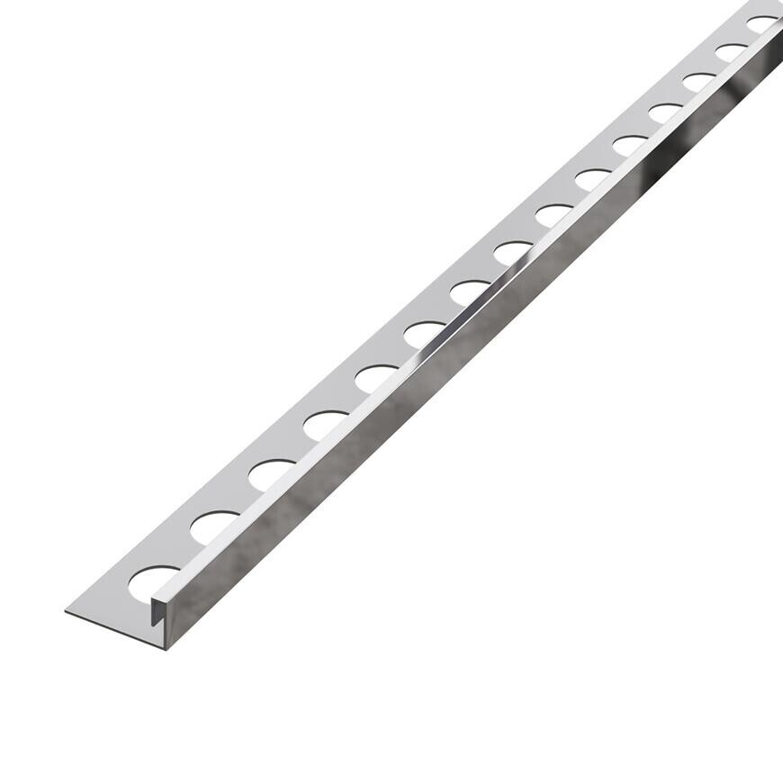Rohový profil JS 10,5 mm x 270 cm strieborný lesk
