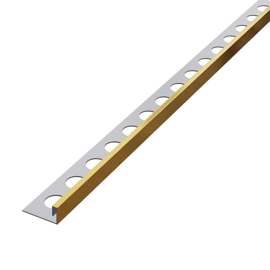 Rohový profil JS 12,5 mm x 270 cm zlatý mat