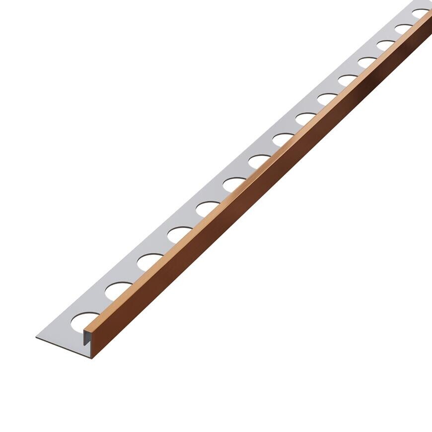Rohový profil JS 10,5 mm x 270 cm medený mat