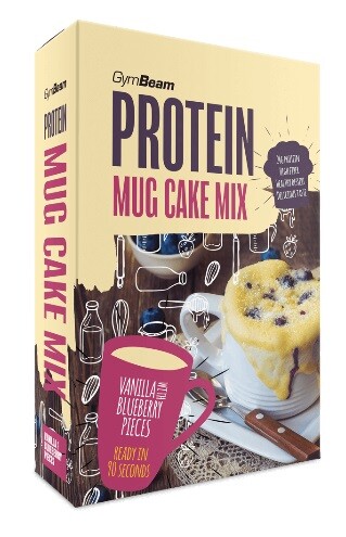 GYMBEAM Proteín Mug Cake Mix  vanilka + čučoriedky 500 g