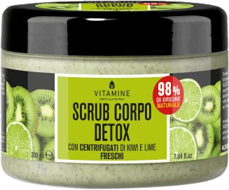ERBORISTICA Viamine Detox telový peeling kivi a limetka 200 ml