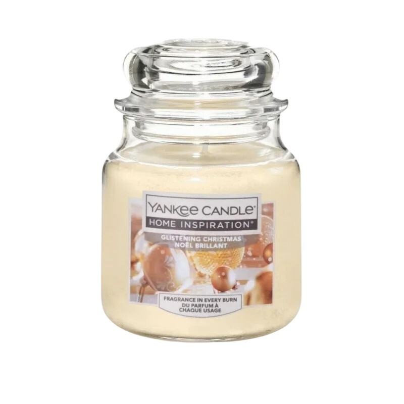 Yankee Candle Vonná sviečka Home Inspiration Glistering Christmas 104 g