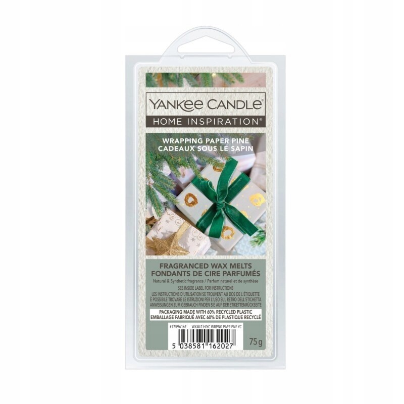 Yankee Candle Vonný vosk Wrapping Paper Pine Wax Melts 75 g