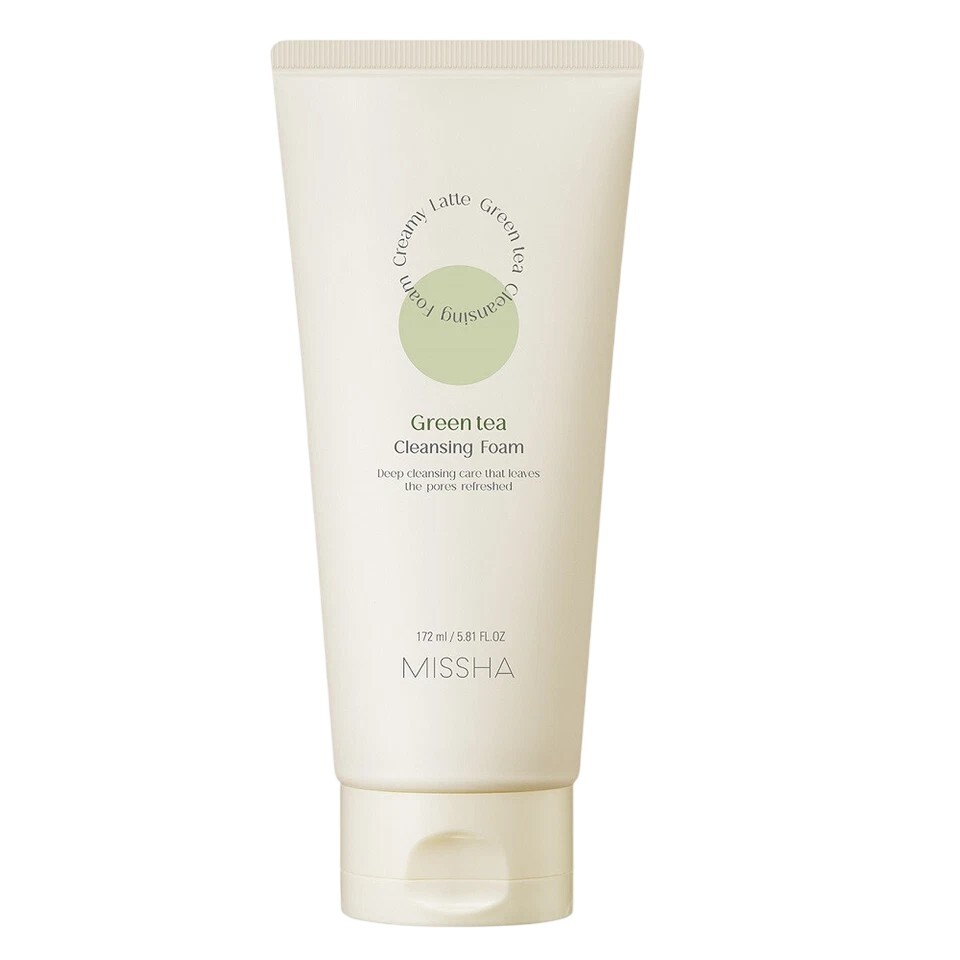 Missha Krémová čistiaca pena Green Tea Cleansing Foam 172 ml