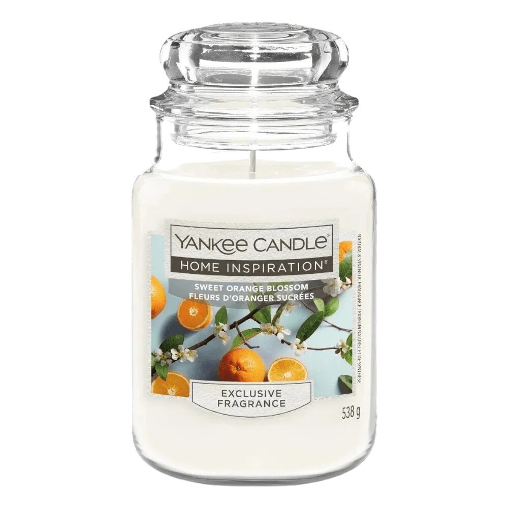 Yankee Candle Aromatická sviečka Home Inspiration Sweet Orange Blossom 538 g