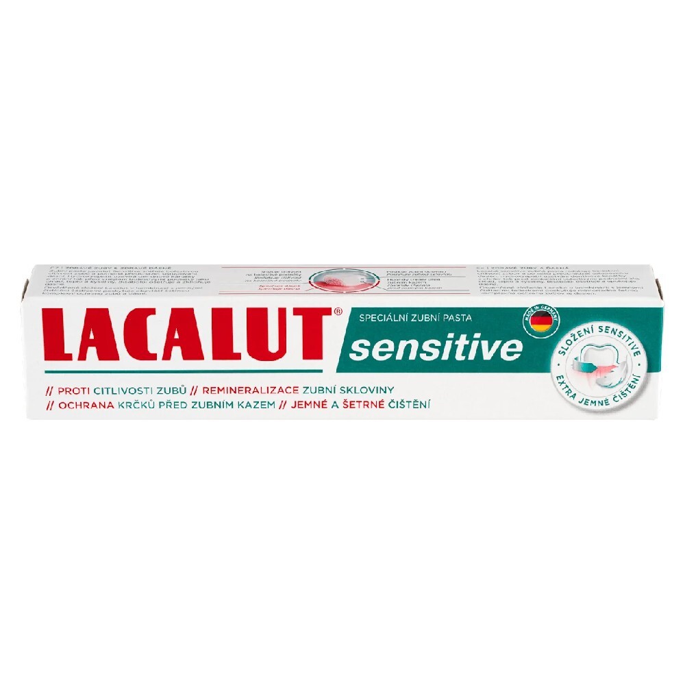 Lacalut Zubná pasta Sensitive Toothpaste 75 ml