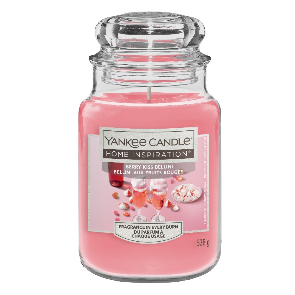 Yankee Candle Aromatická sviečka Home Inspiration Berry Kiss Bellini 538 g