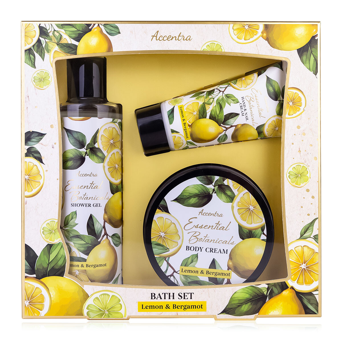 Accentra Darčeková sada Lemon & Bergamot Essential Botanical