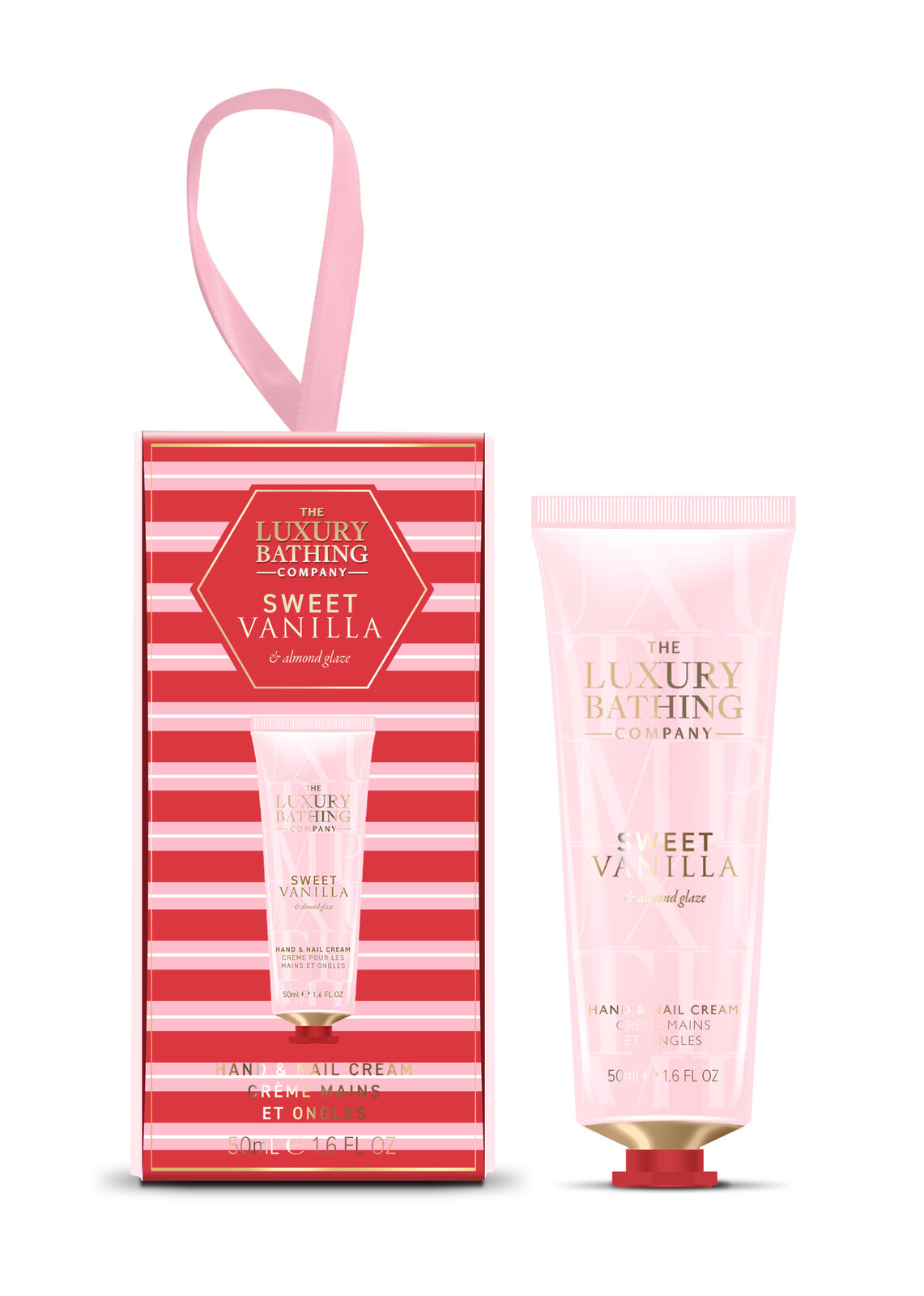 The Luxury Bathing Company Krém na ruky Vanilka & Mandle (Hand & Nail Cream) 50 ml