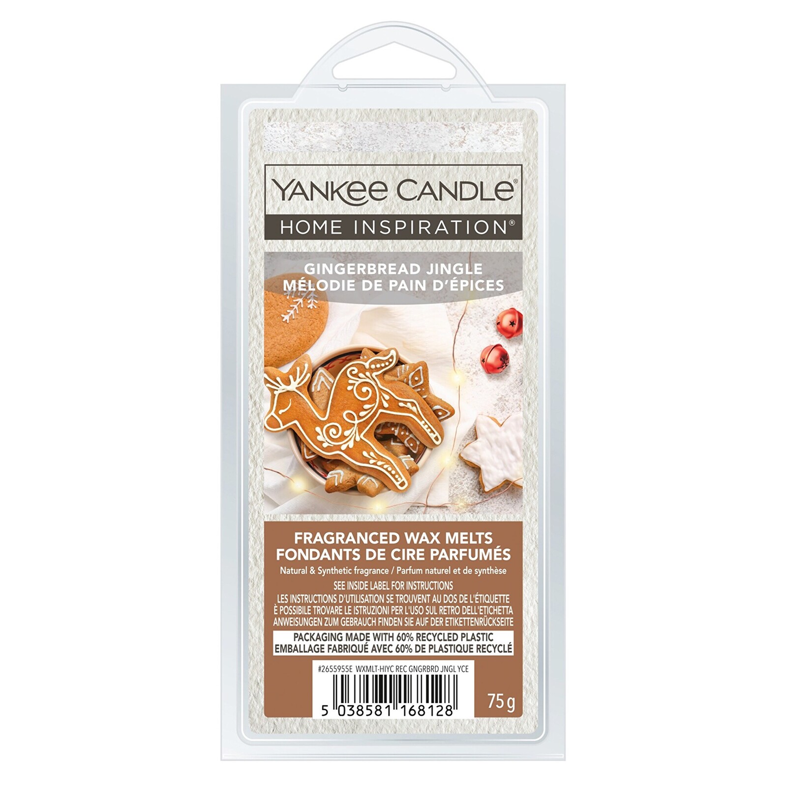 Yankee Candle Vonný vosk Gingerbread Jingle Wax Melts 75 g