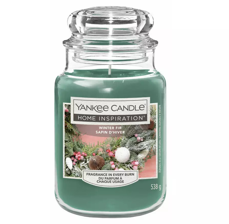 Yankee Candle Vonná sviečka Home Inspiration Winter Fir 538 g