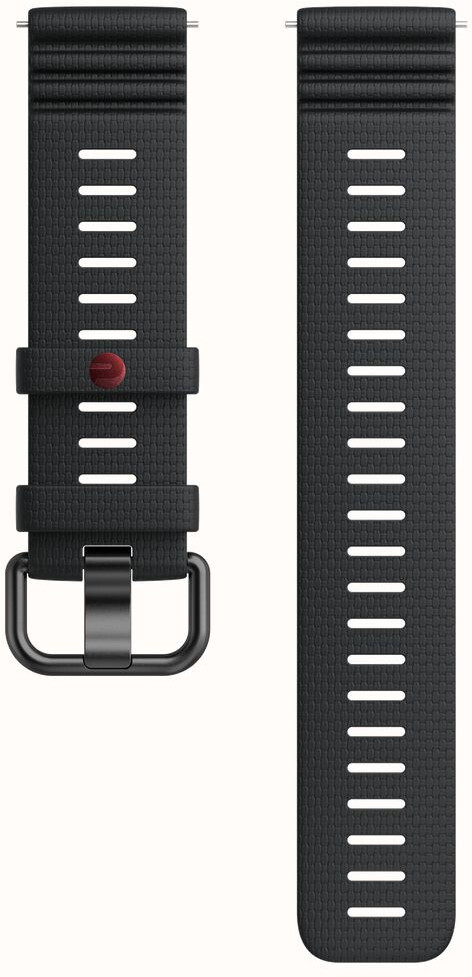 Polar Řemínek 22 mm silikonový S/L černá