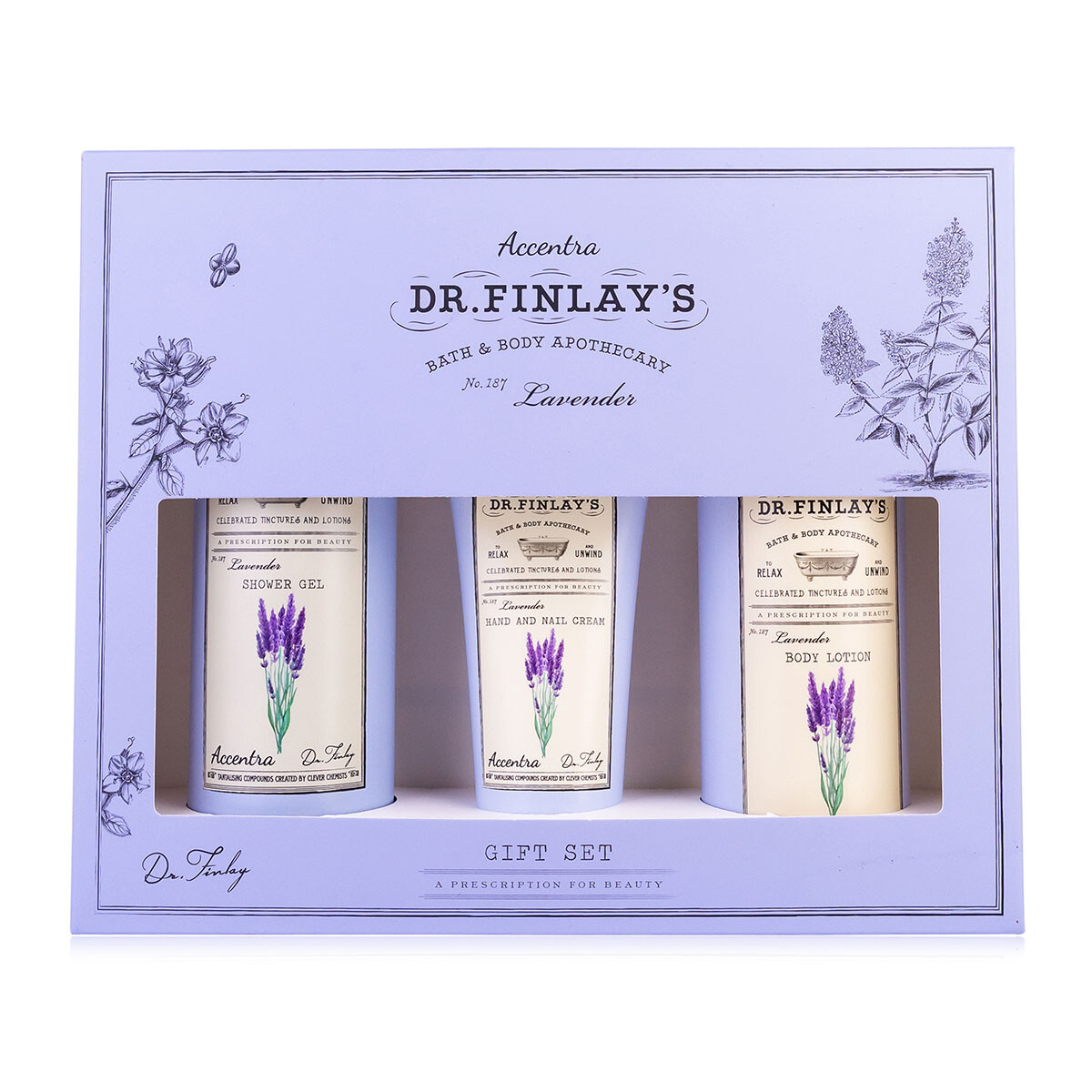 Accentra Darčeková sada kúpeľovej starostlivosti Lavender Dr. Finlay`s