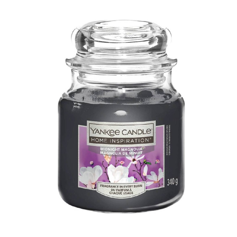 Yankee Candle Aromatická sviečka Home Inspiration Midnight Magnolia 340 g