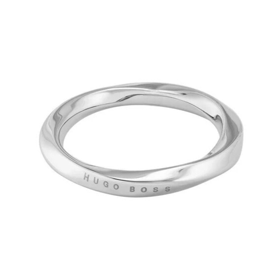 Hugo Boss Moderný pozlátený prsteň Signature 1580250 52 mm