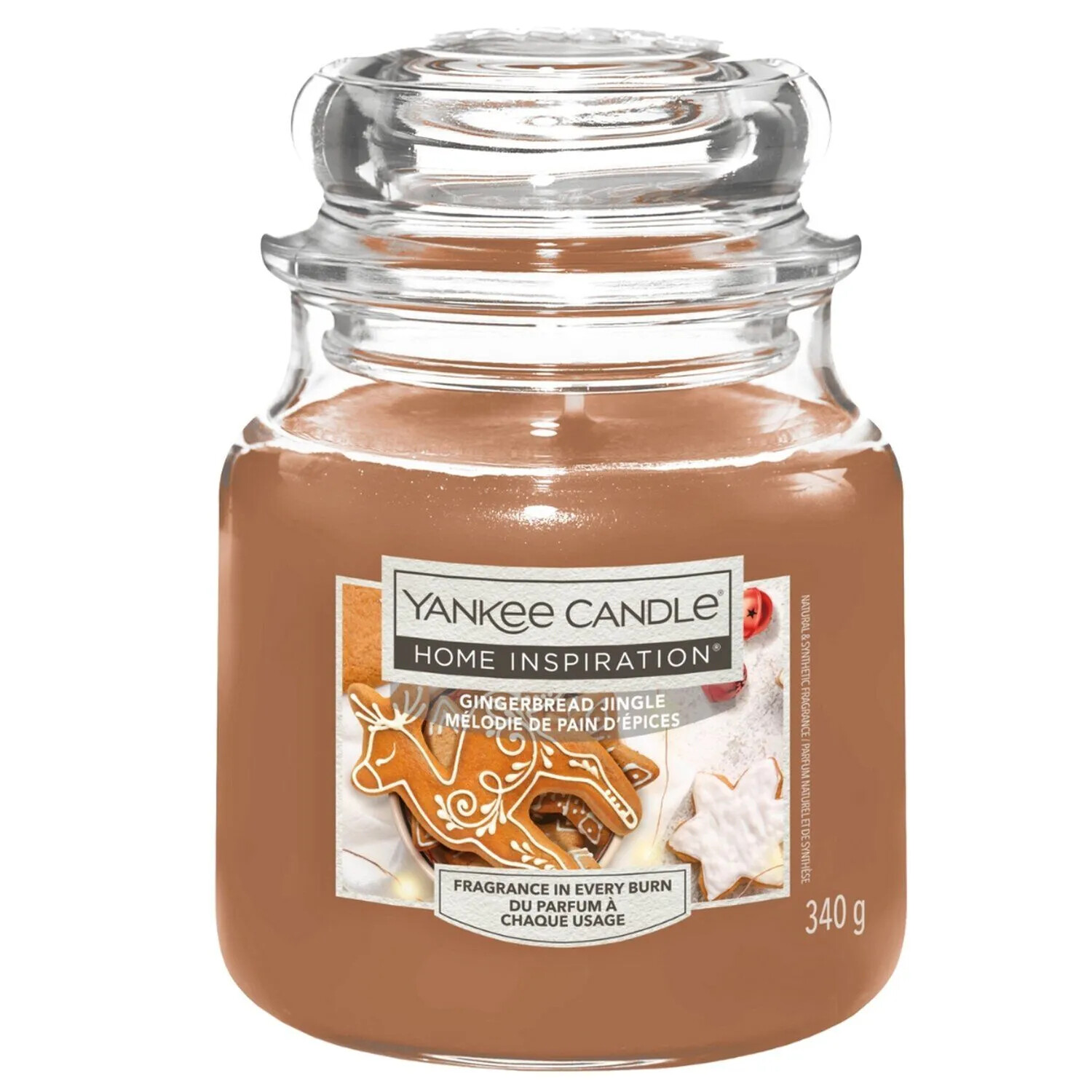 Yankee Candle Vonná sviečka Home Inspiration Gingerbread Jingle 340 g