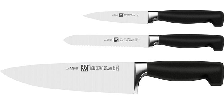 Sada nožov 3-dielna s kuchárskym nožom 20 cm FOUR STAR® ZWILLING
