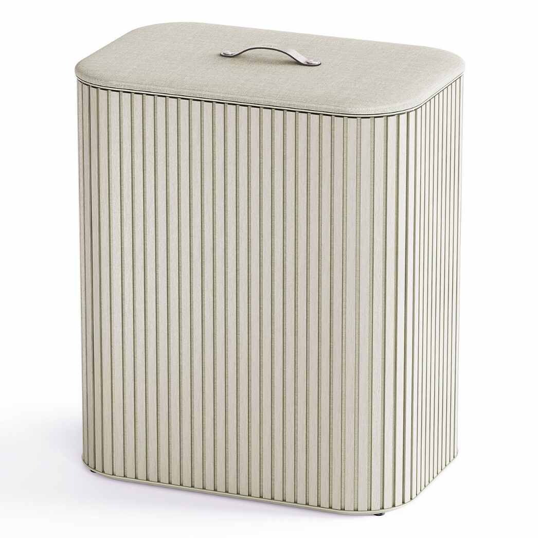 Kôš na bielizeň TOTA LUXE 5000005 90 l, ecru, bambus, Joseph Joseph