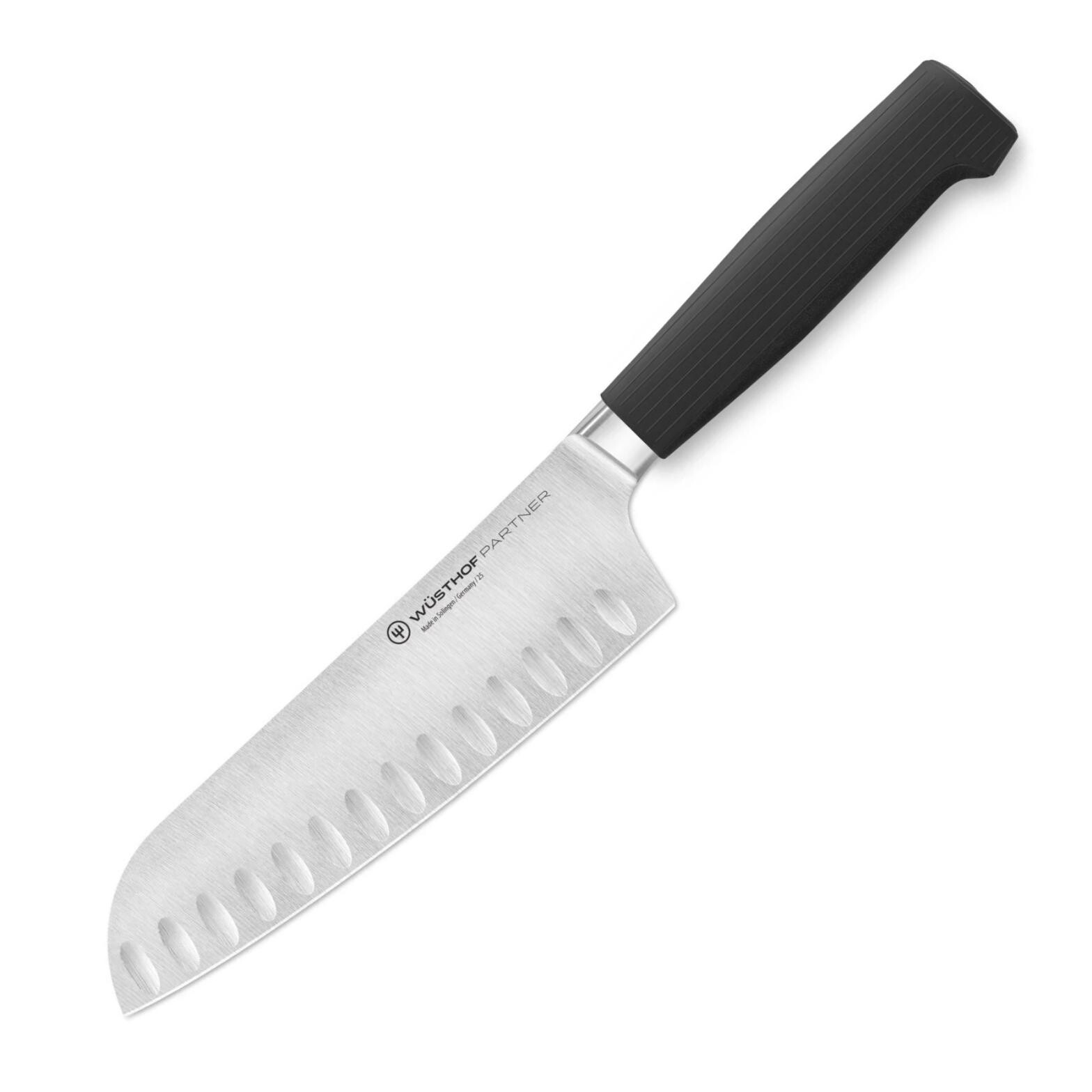 Santoku knife PARTNER 17 cm, čierna, Wüsthof