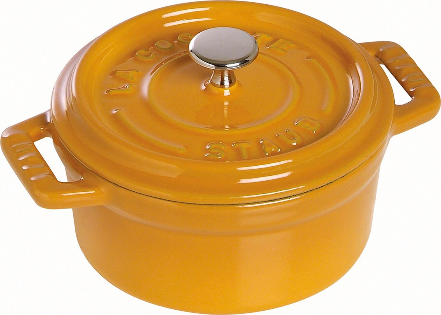 Okrúhly hrniec, horčicová O 22 cm Staub