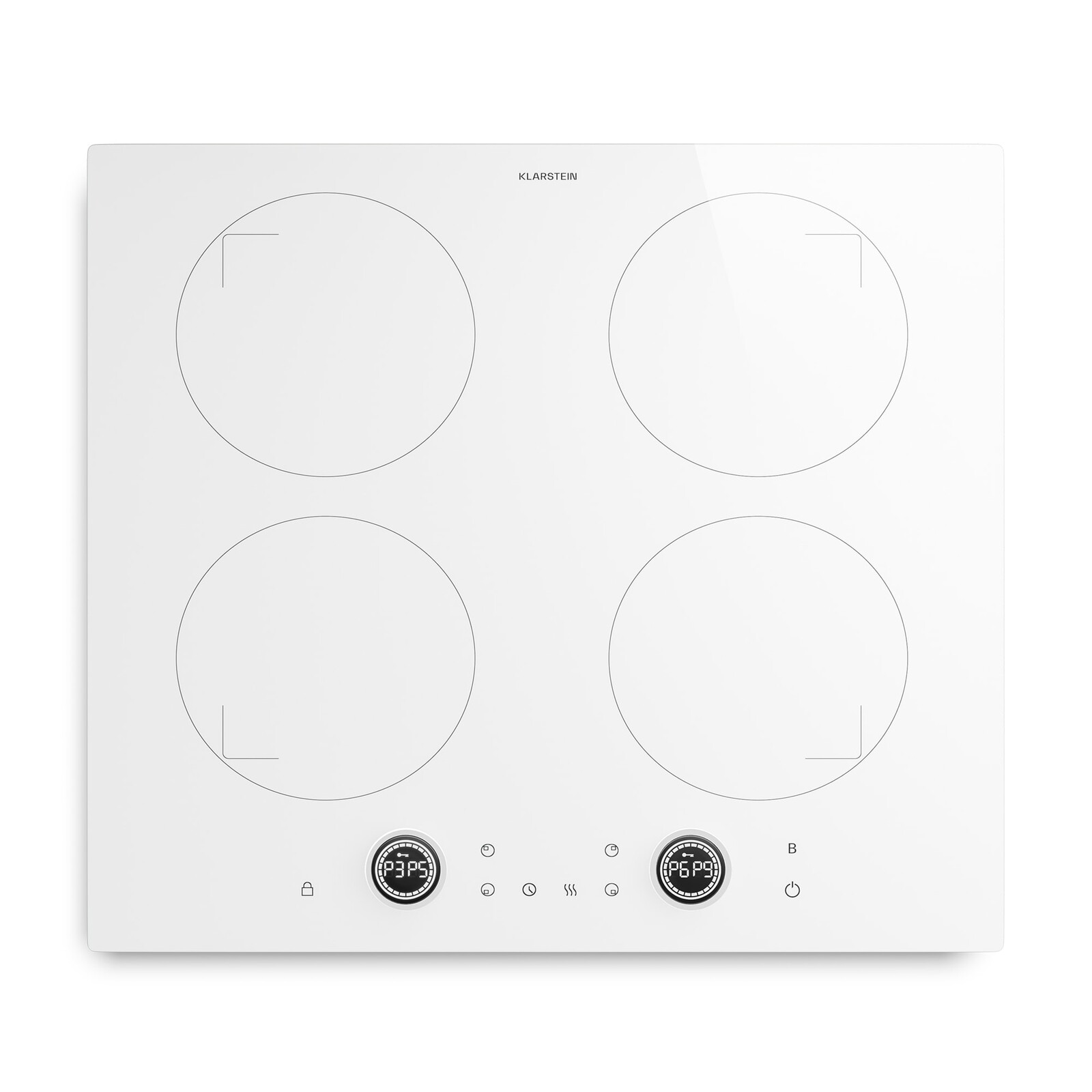 Klarstein Indukčná varná doska Neotouch | Moderná a výkonná | 4 varné zóny | 9 stupňov | 7200 W | 60 cm