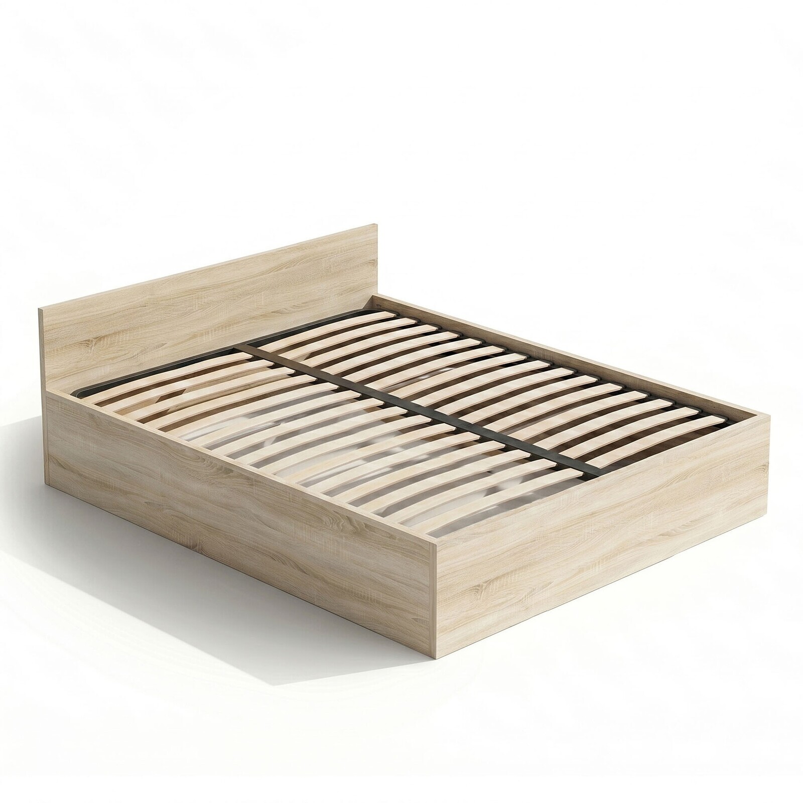Dvoulůžková postel Trento 160x200 se zvedacím roštem dub Sonoma