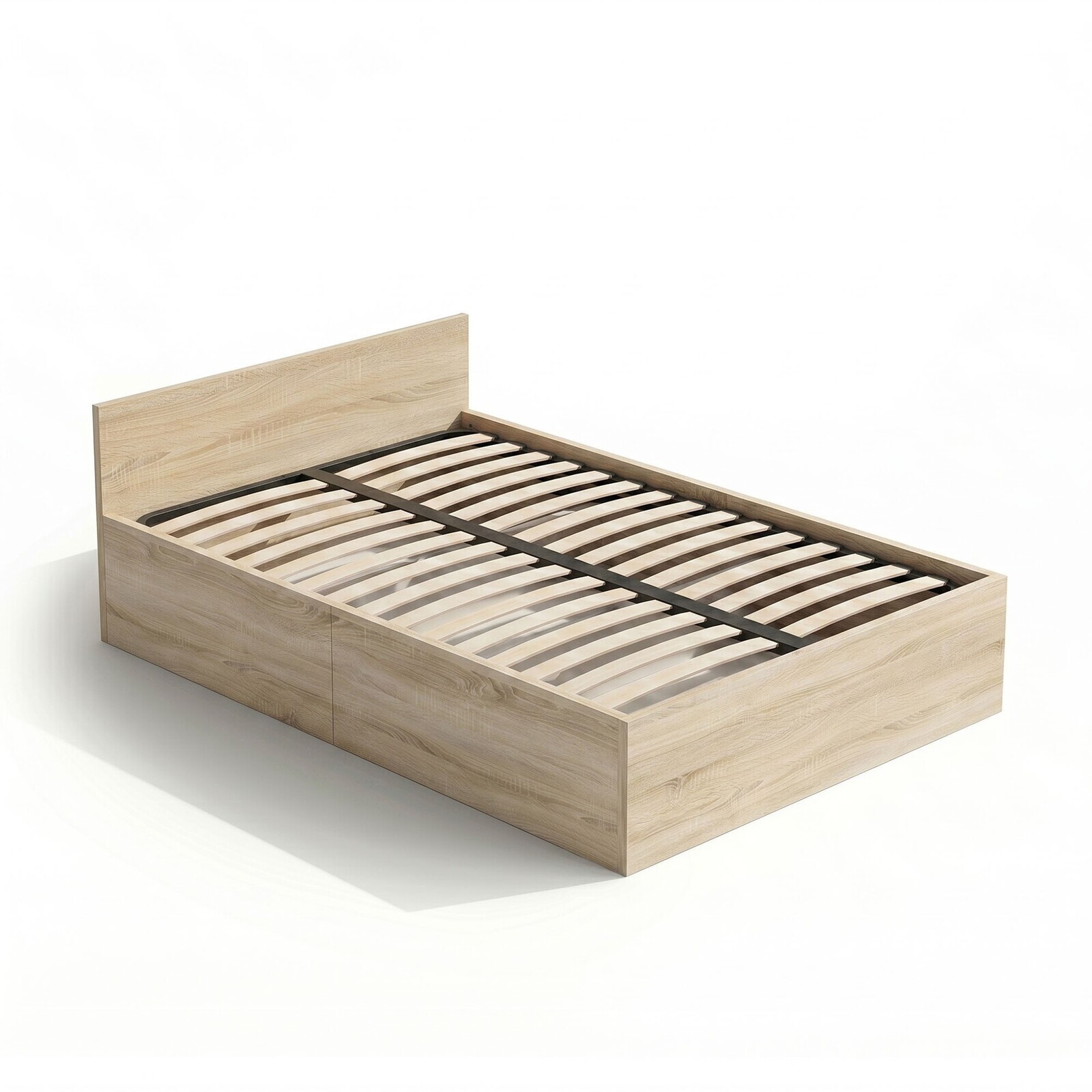 Jednolůžková postel Trento 100x200 se zvedacím roštem dub Sonoma