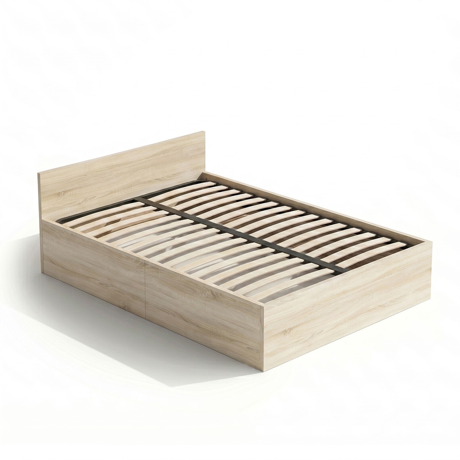 Jednolůžková postel Trento 120x200 se zvedacím roštem dub Sonoma
