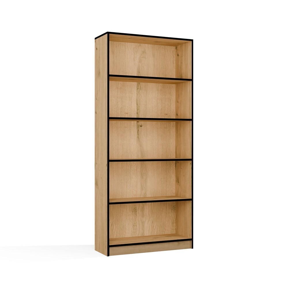 Knihovna R80 80 cm dub Artisan/černá