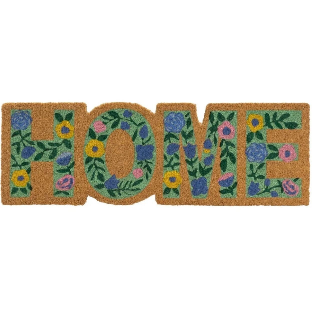 Kokosová rohožka Home 75x25 cm hnědá/vícebarevná