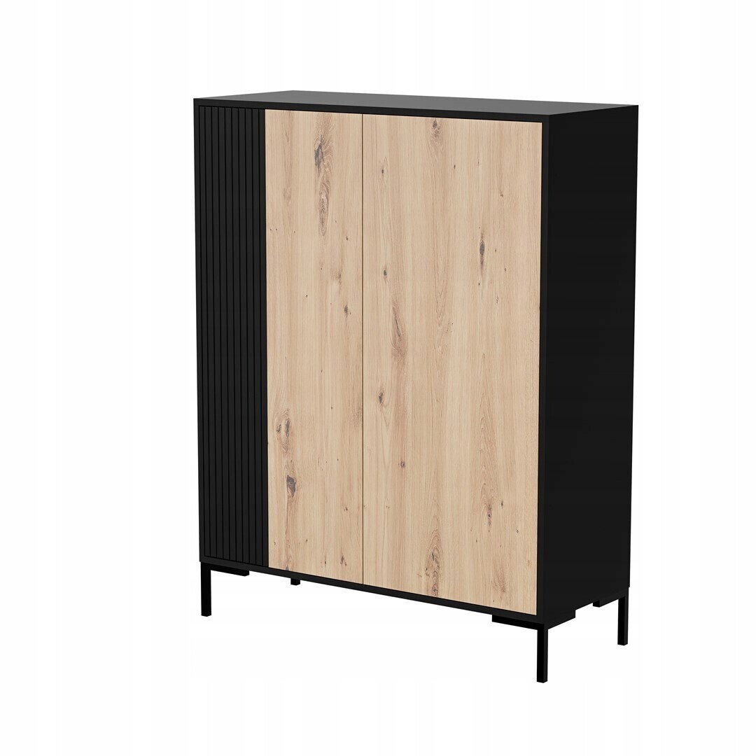 Komoda Merci 100 cm černá/dub artisan