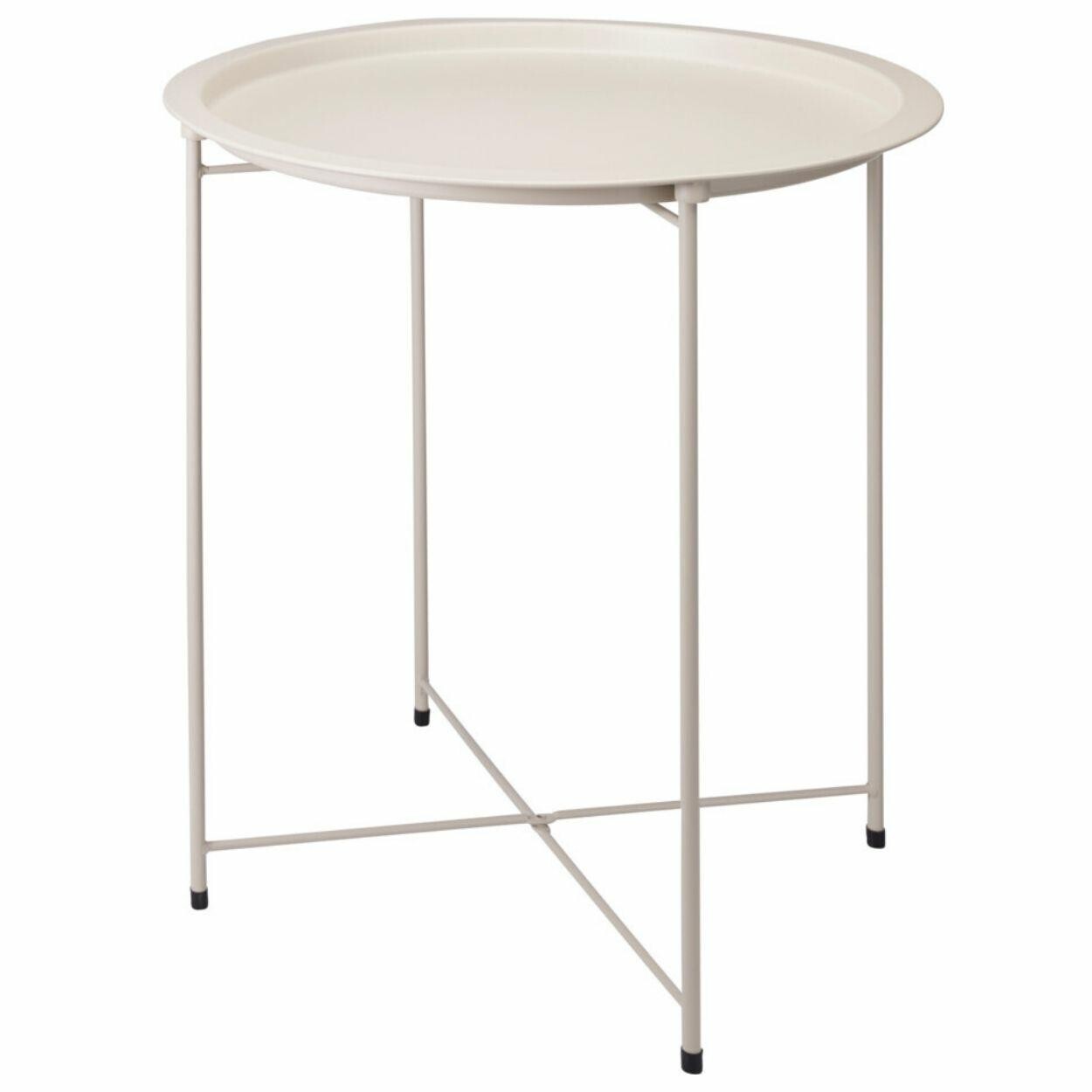 Odkládací stolek Zovy 47 cm béžový
