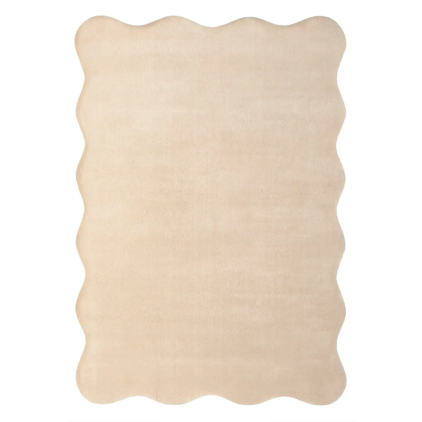 Vlněný obdélníkový koberec Sable 120x180 cm béžový