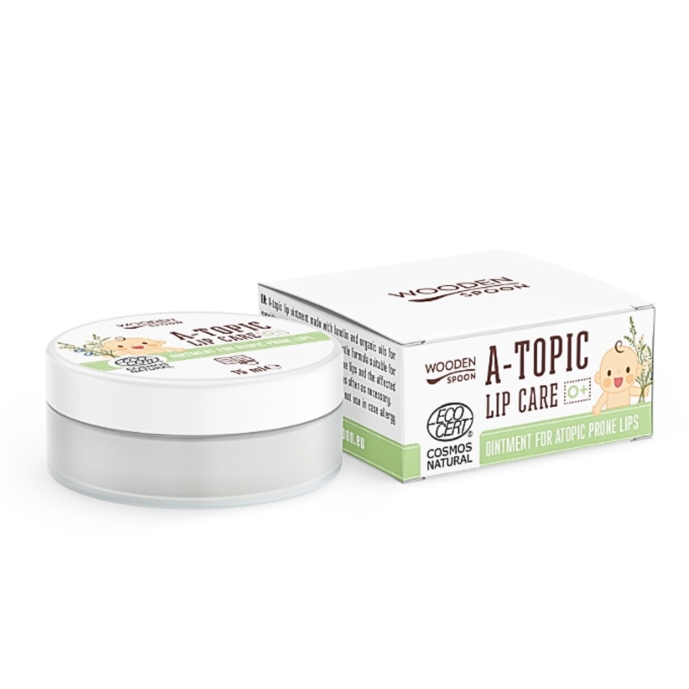 Prírodný balzam na pery pre atopikov Wooden Spoon 15ml