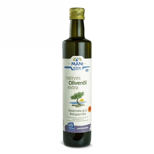 Bio extra panenský olivový olej Kalamata MANI 500ml