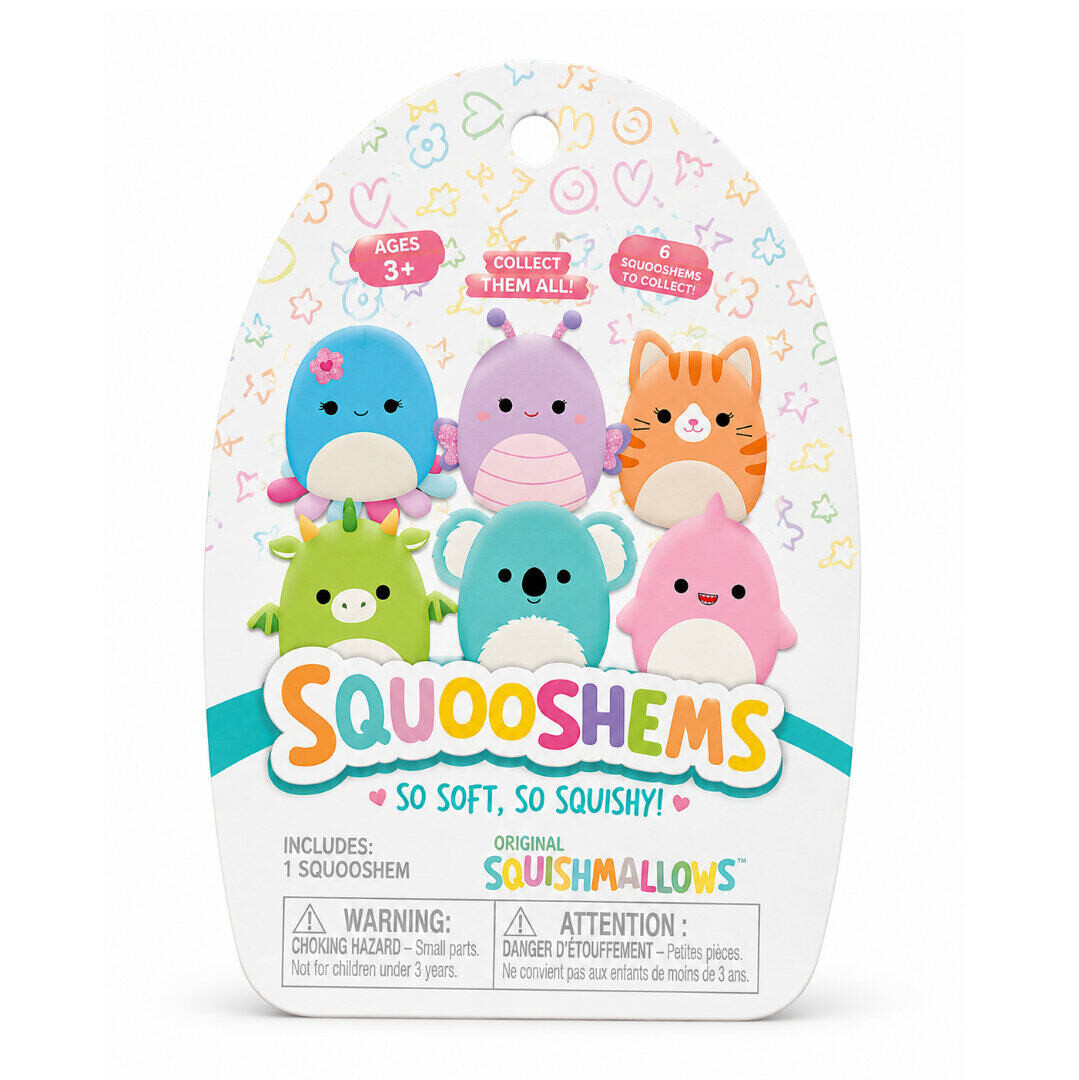 SQUISHMALLOWS Squooshems Mystery antistresová figúrka - Core Squad