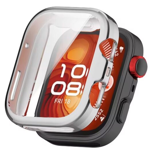 Silikónový kryt pre Huawei Watch Fit 5 Pro - strieborný