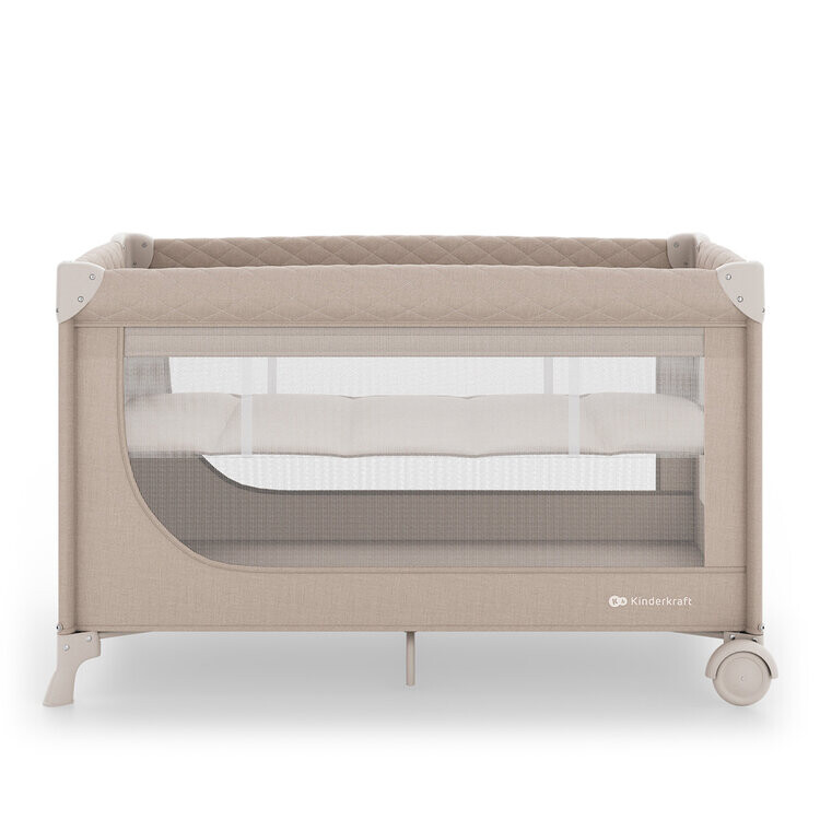 KINDERKRAFT Postieľka cestovná Leody Up Beige