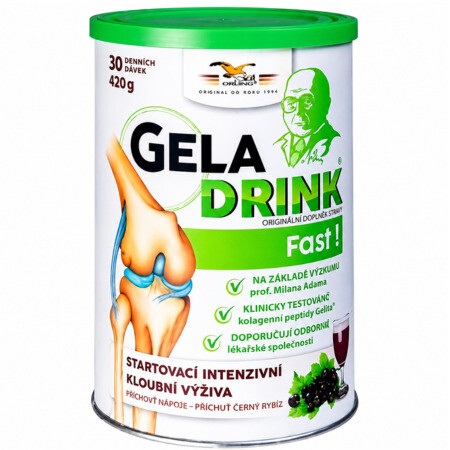 GELADRINK Fast práškový nápoj príchuť čierne ríbezle 420 g
