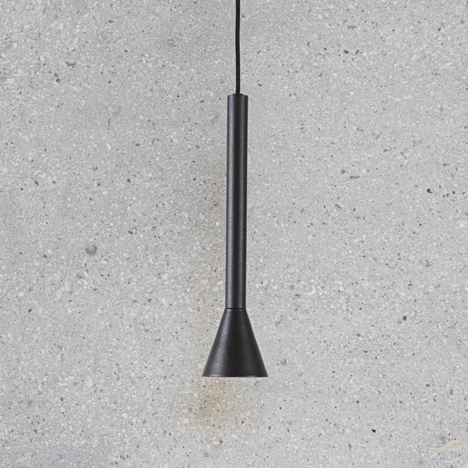 LED závesné svietidlo IDEAL LUX Diesis, čierna, Ø 6 cm, kov