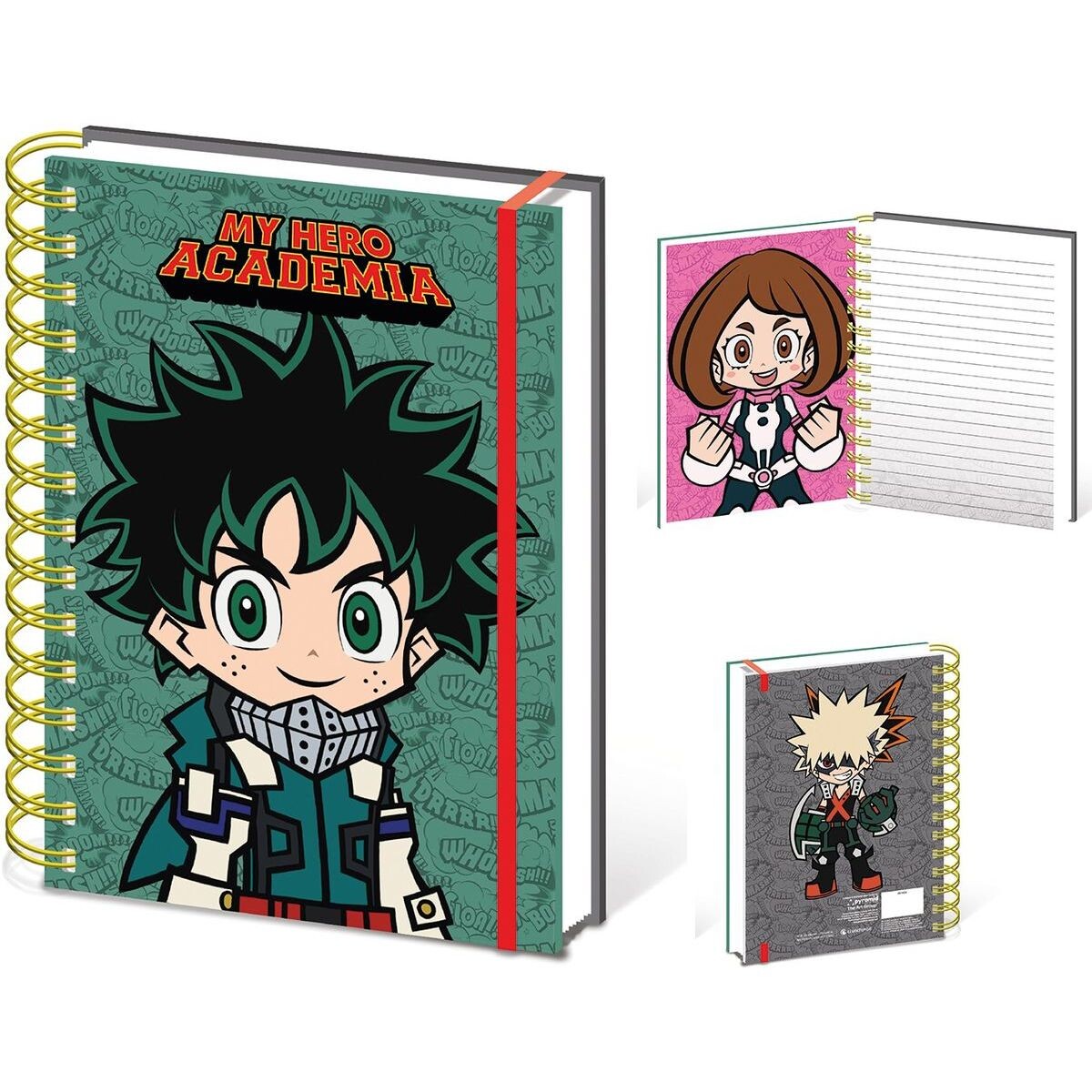 Pyramid International My Hero Academia Blok krúžkový A5 Chibi