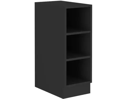 Dolný kuchynský regál Monza, 30 cm, čierny%
