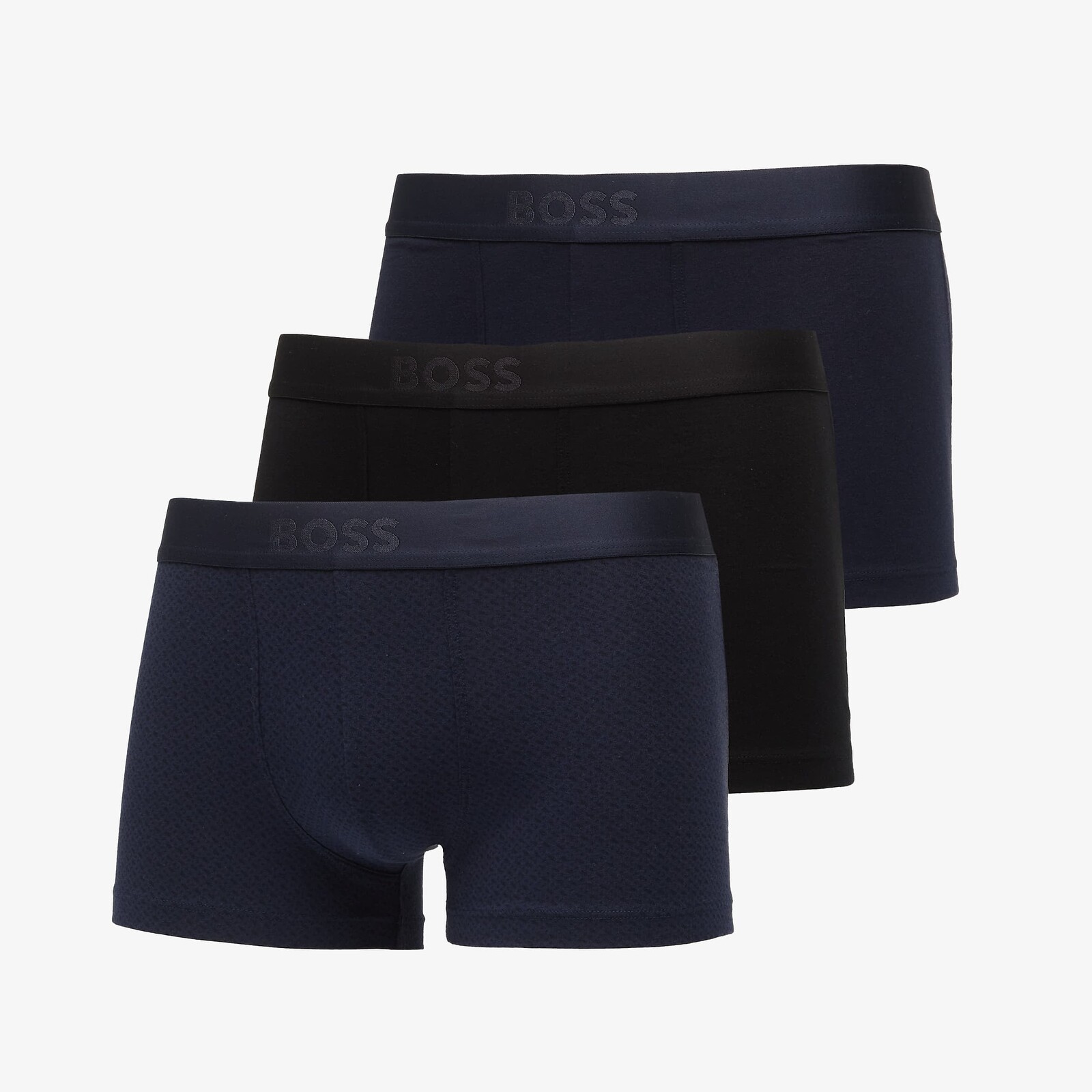 Trenírky Hugo Boss Men-B-Trunk 3-Pack Boss One D Blue L