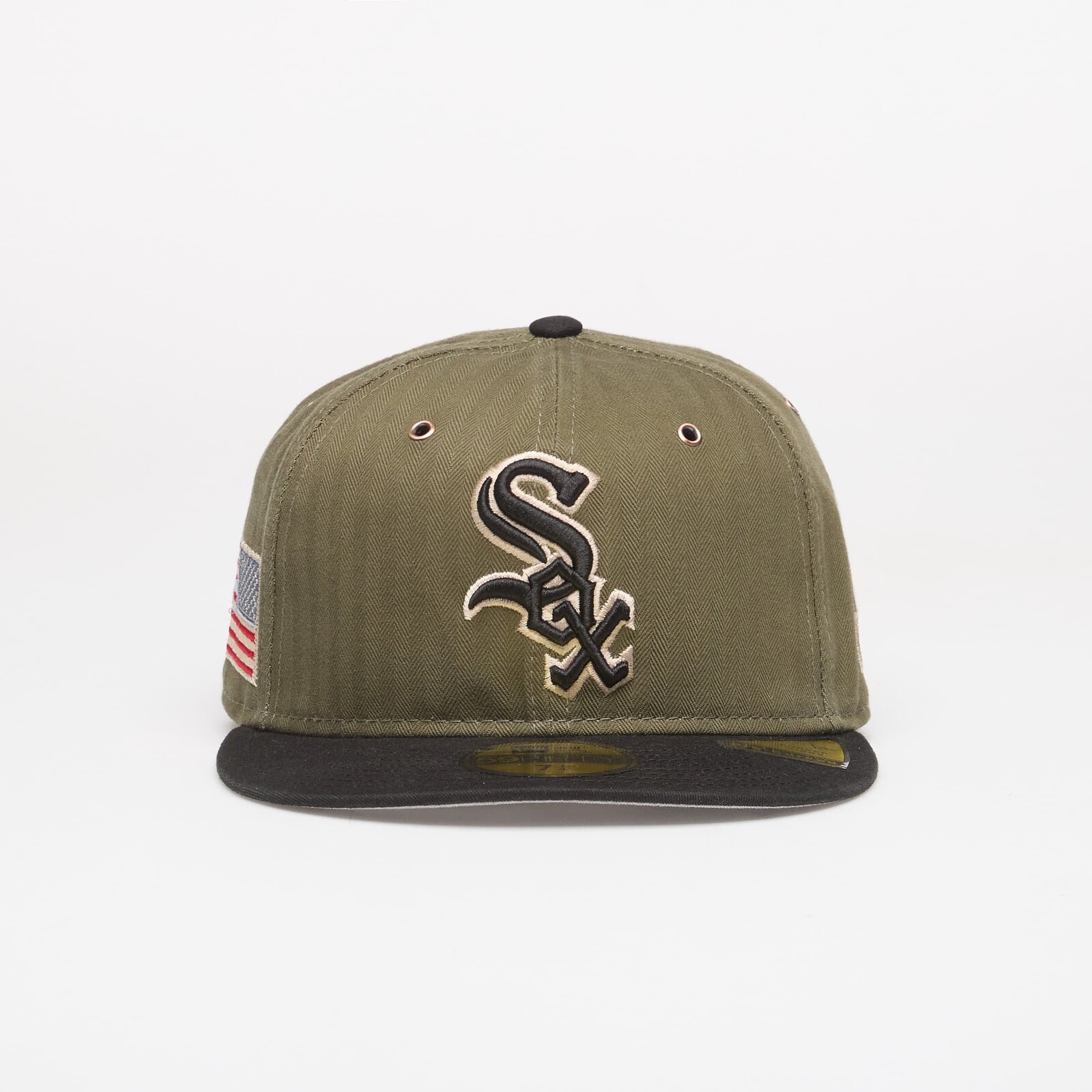 Šiltovka New Era 59FIFTY MLB American Herringbone Chicago White Sox Official Team Color 7 3/8