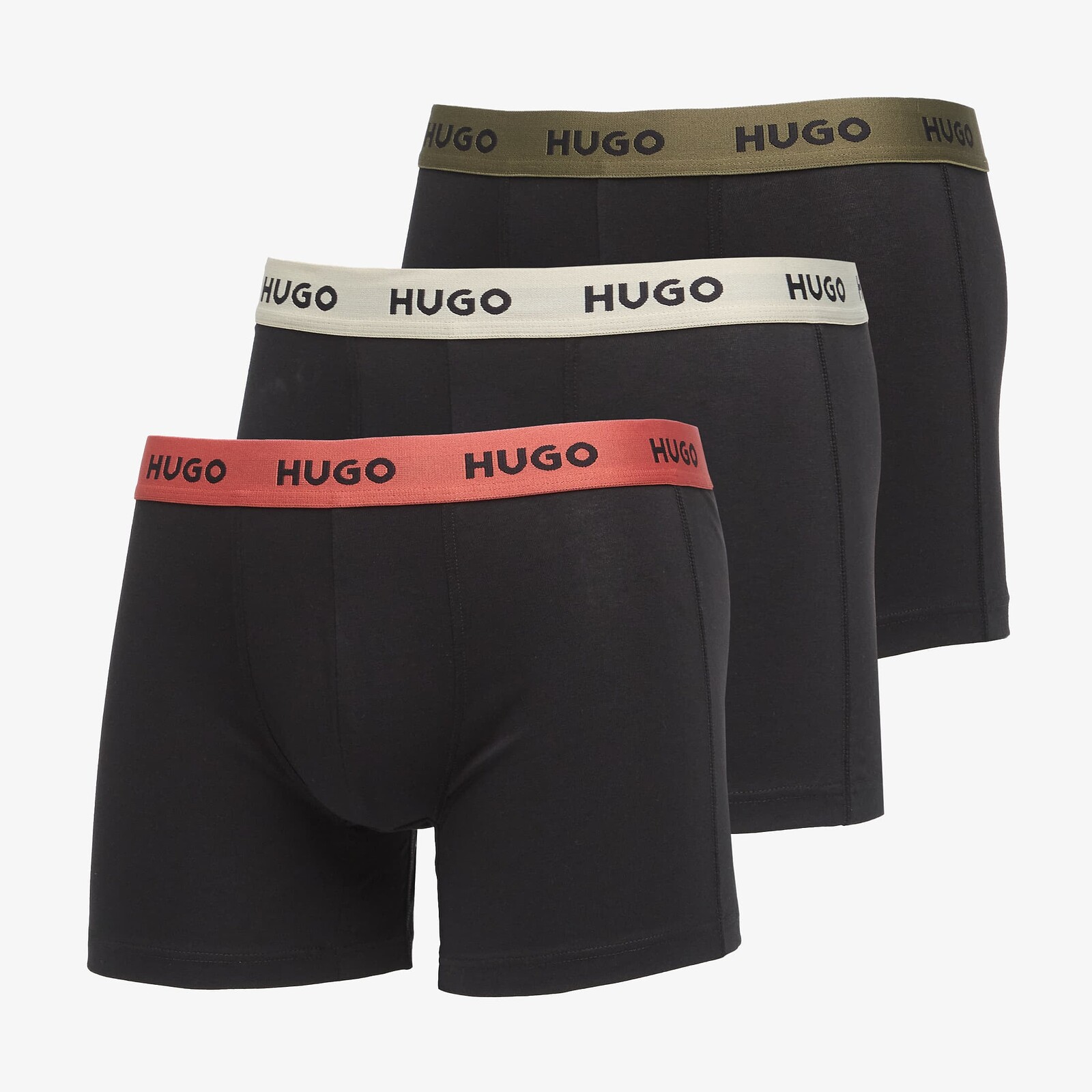 Boxerky Hugo Boss Men-B-Boxerbr Triplet Pack Black M