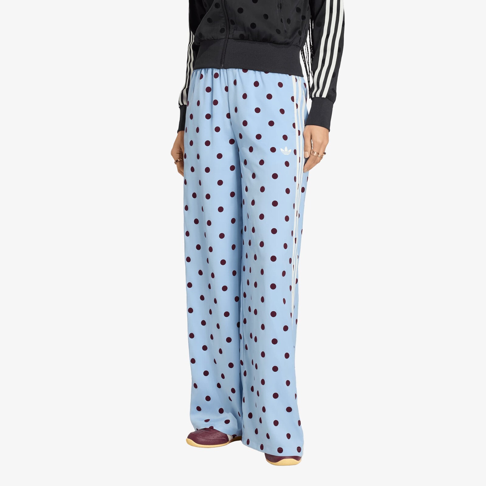 Kalhoty adidas Wide Leg Pants Clear Sky L