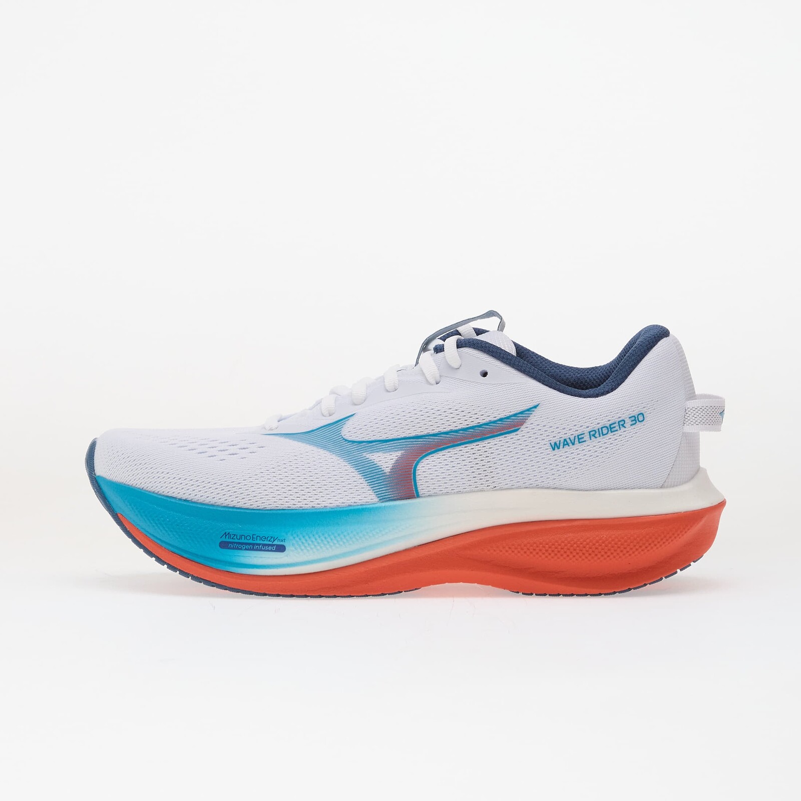 Tenisky Mizuno WAVE RIDER 30 White/ Blue Jewel/ Orange EUR 44