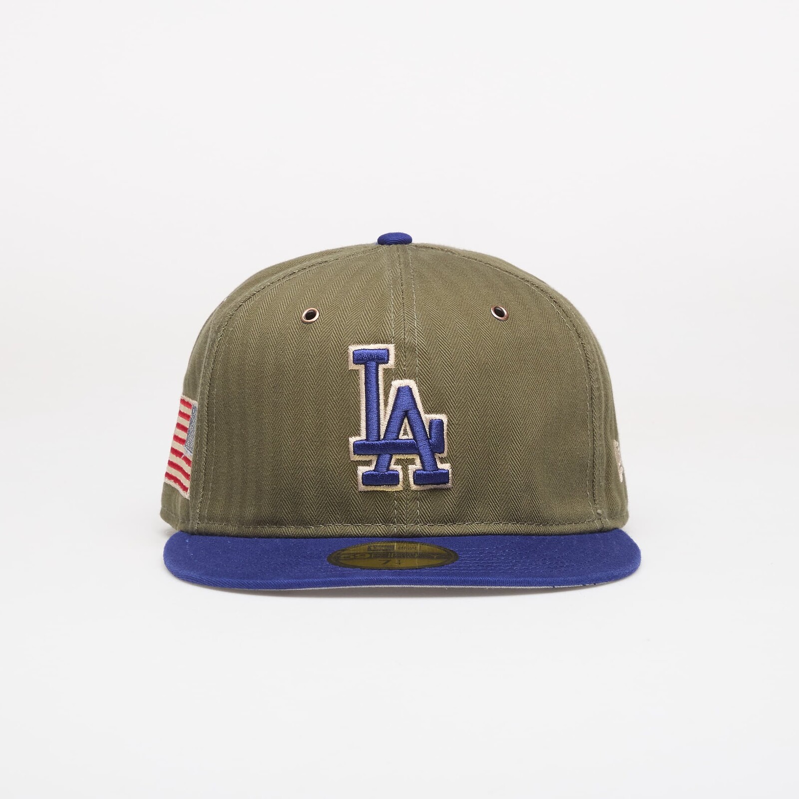 Šiltovka New Era 59FIFTY MLB American Herringbone Los Angeles Dodgers Official Team Color 7 3/8