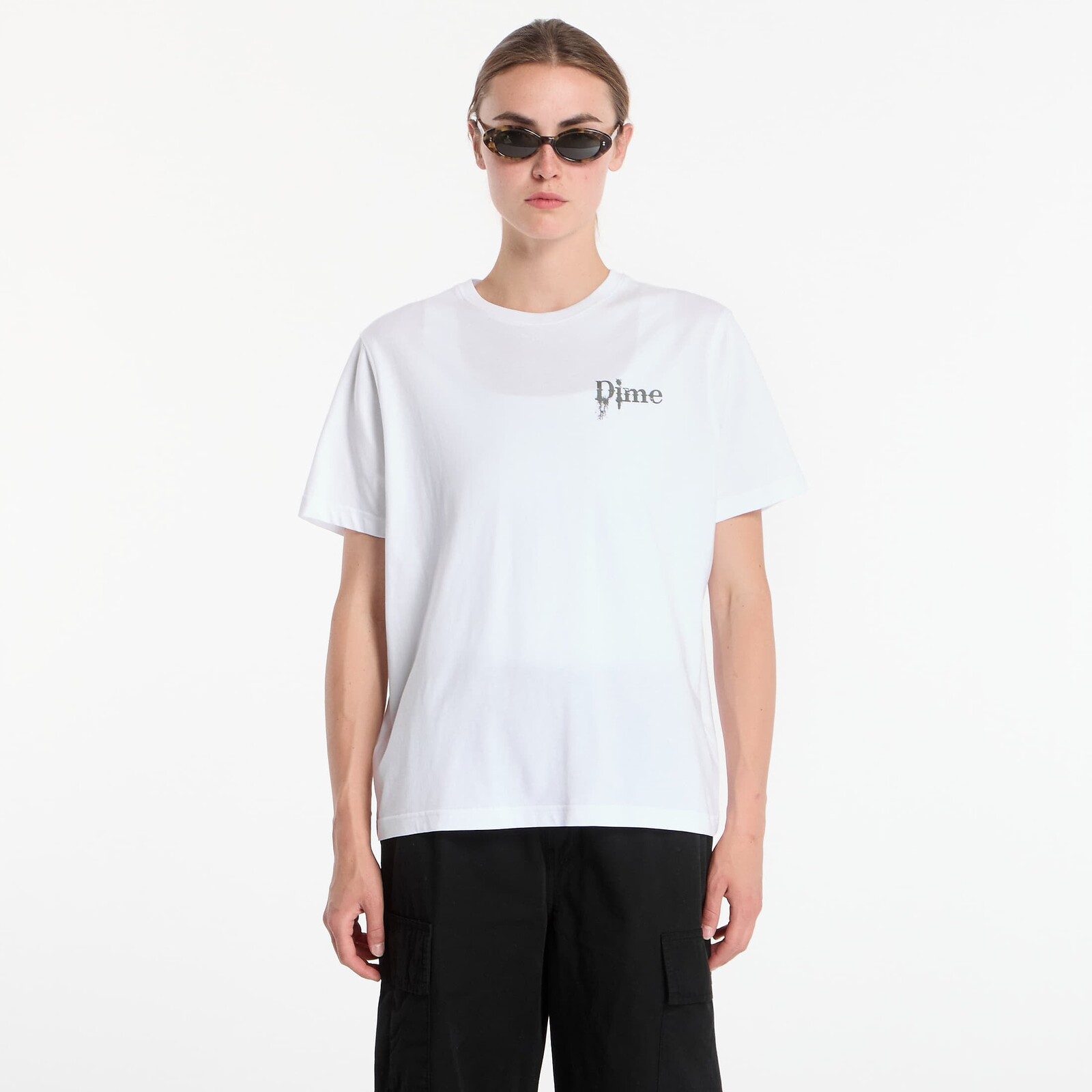 Tričko Dime Challenged T-Shirt UNISEX White XL